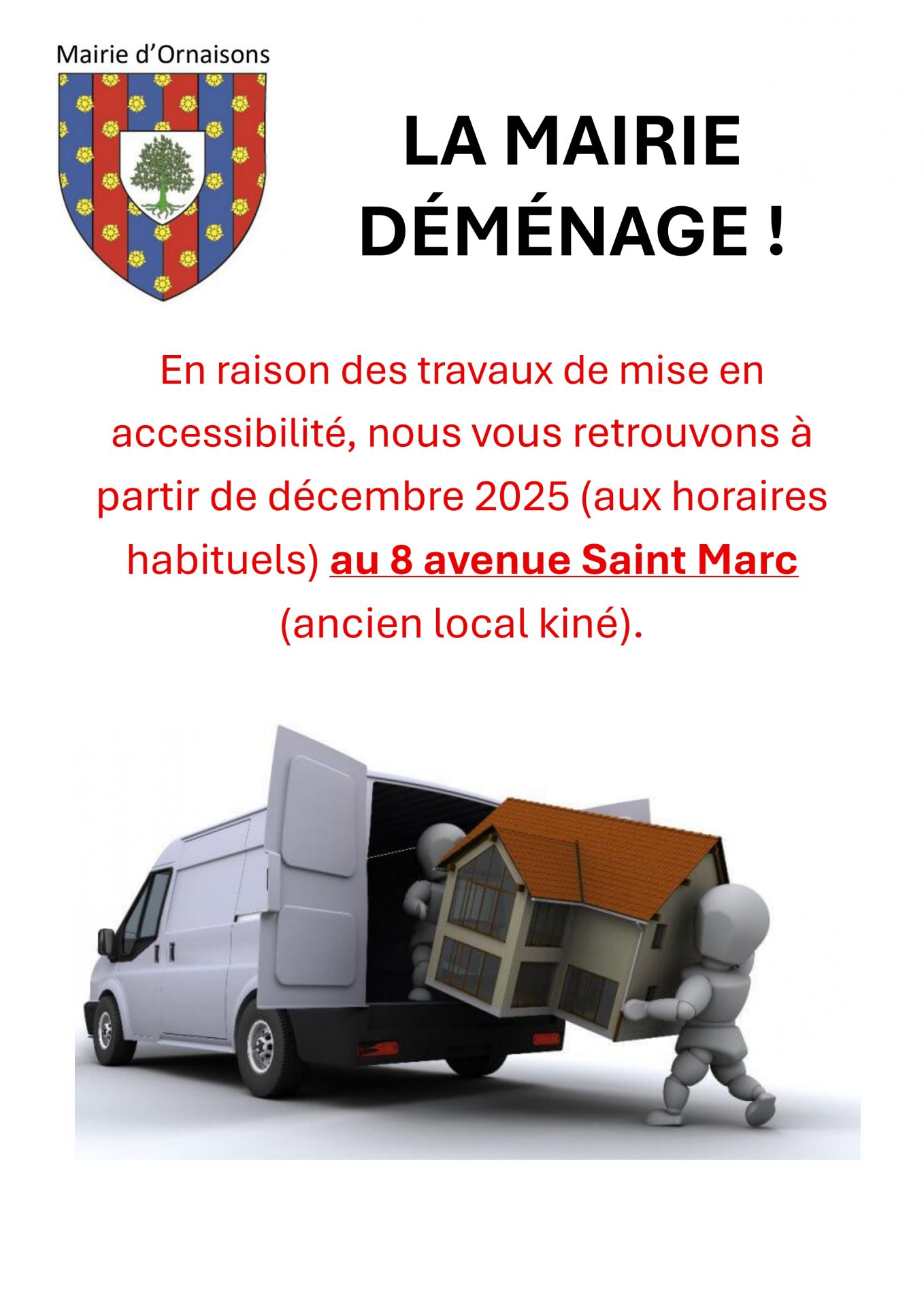 LA MAIRIE DEMENAGE