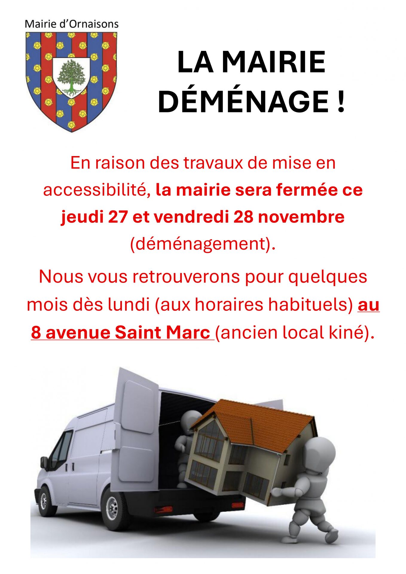 LA MAIRIE DEMENAGE