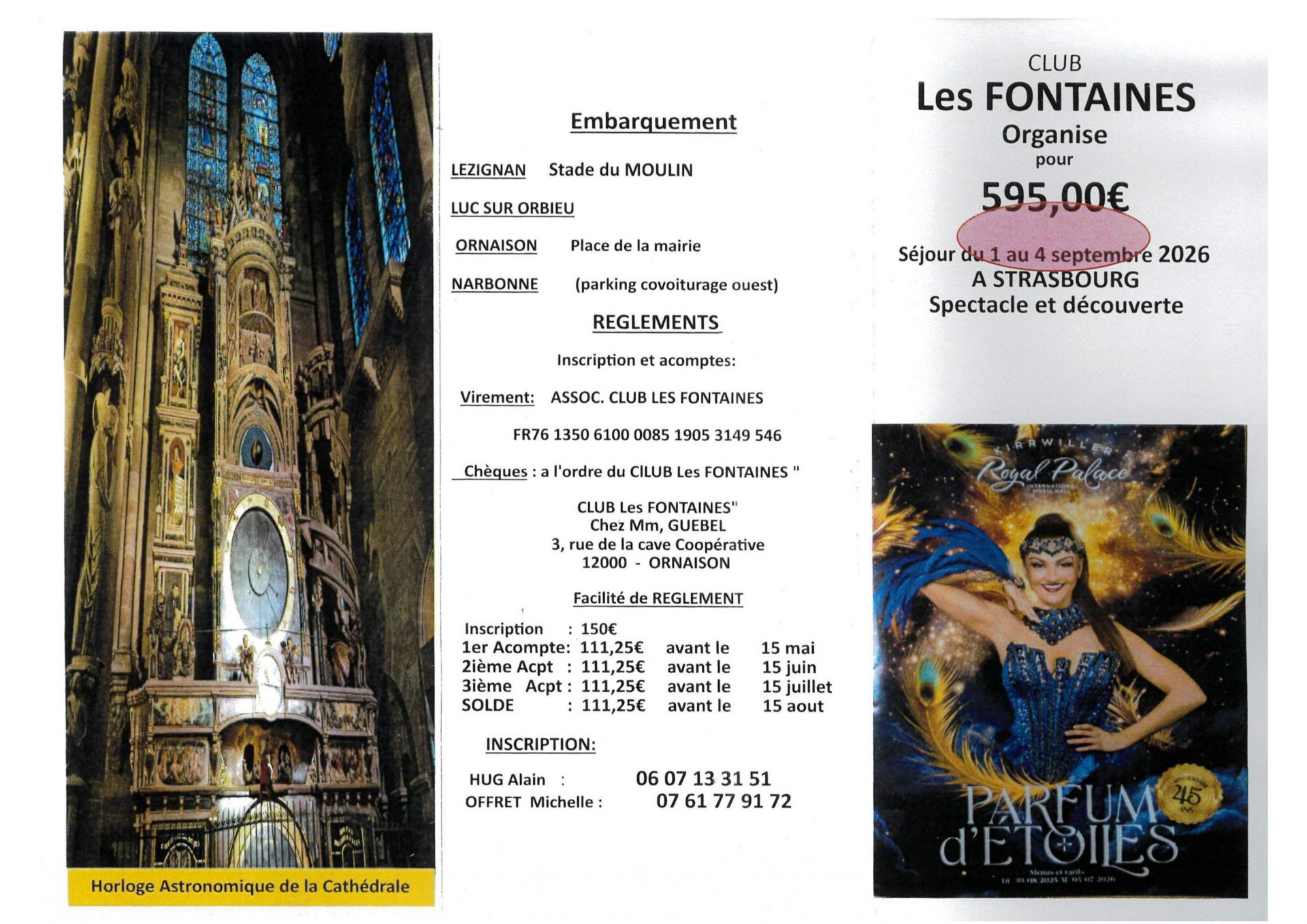 SEJOUR ALSACE – CLUB LES FONTAINES