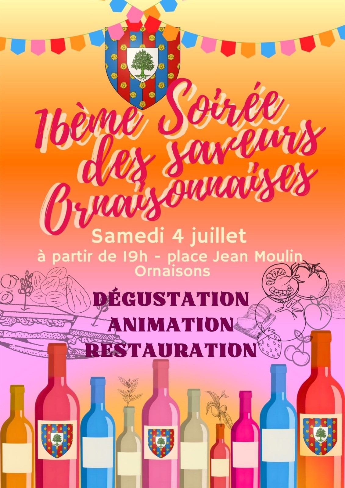 SOIREE DES SAVEURS ORNAISONNAISES