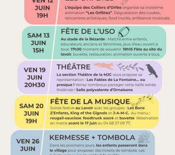 Les evenements Du mois de Juin 1 360x320