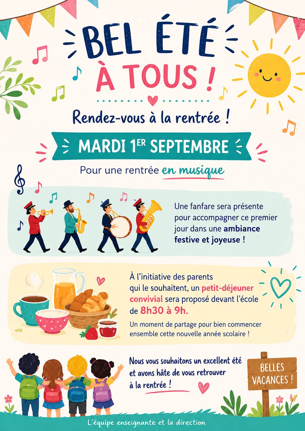 ECOLE – RENTREE EN MUSIQUE