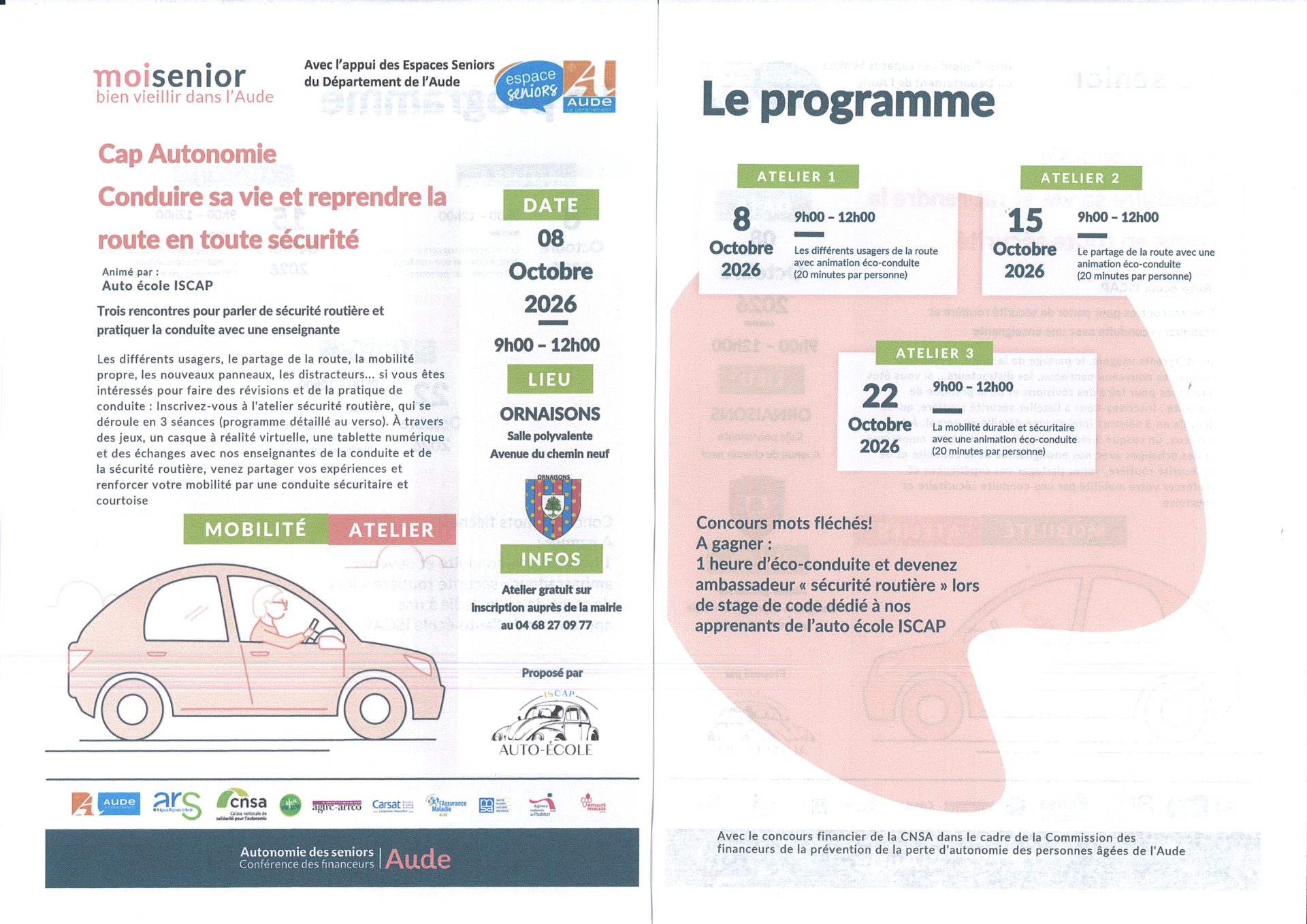 ATELIER SENIOR – SECURITE ROUTIERE